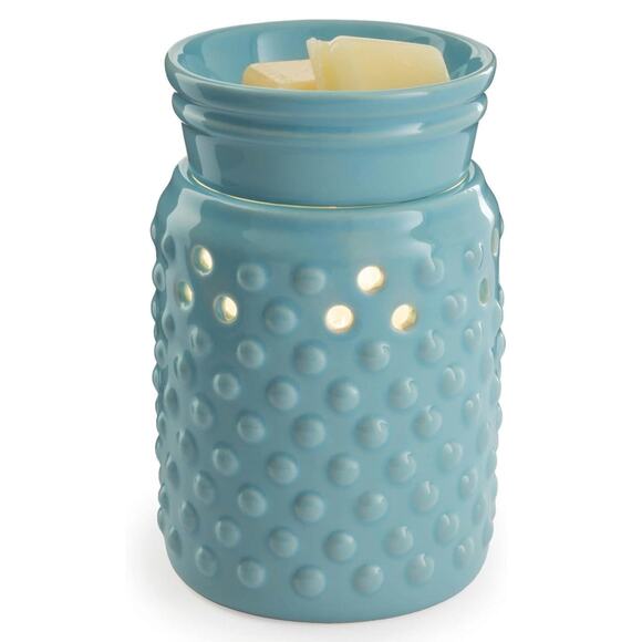 Small Sky Blue Wax Warmer - Ceramic Wax Melt Warmer for Scented Wax - Picture 1 of 4